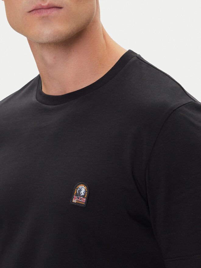 Parajumpers Parajumpers Camiseta Patch 25WMPMTSEY29 Negro Regular Fit