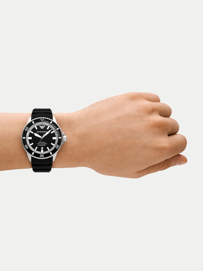 Emporio Armani Ρολόι Emporio Armani Sea Explorer AR60078 Μαύρο