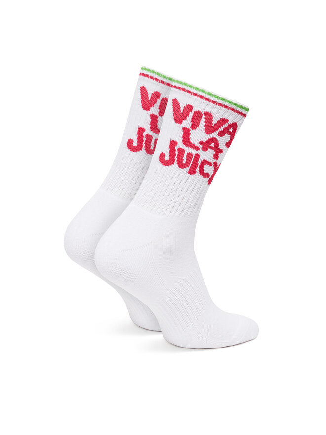 Juicy Couture Високі жіночі шкарпетки Juicy Couture Viva JCAXS125718 Білий
