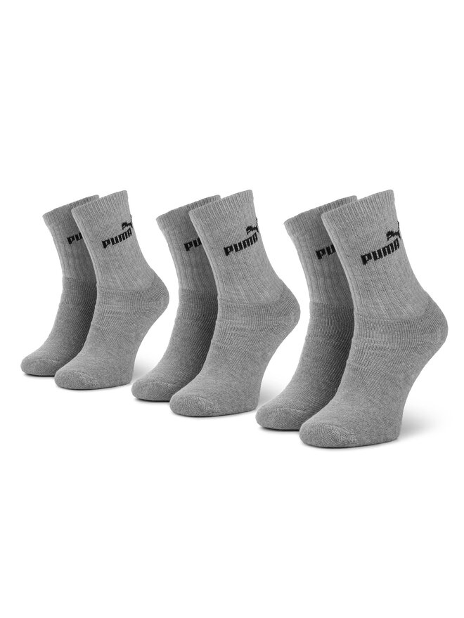Puma 3 pares de calcetines altos para mujer Puma 90712903 r. 35/38 Gris