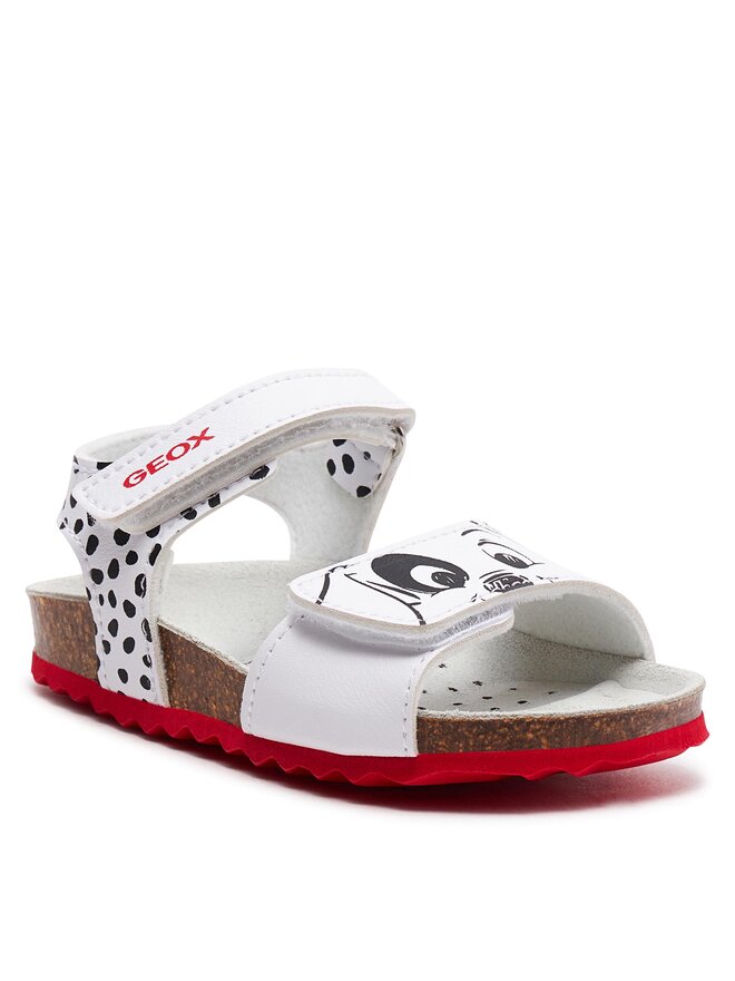 Geox Sandále Geox B Sandal Chalki Girl B452RB 0003W C0404 M Biela
