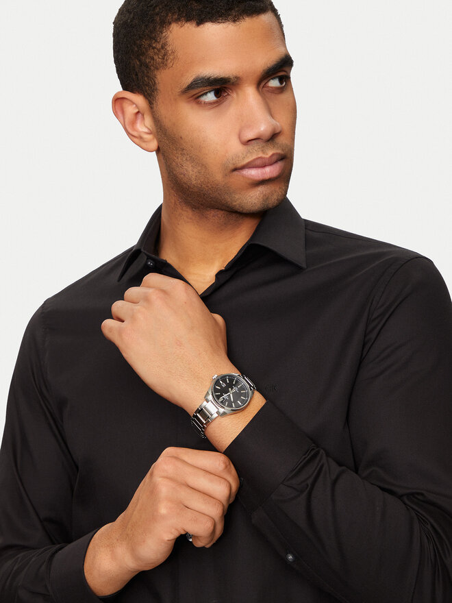 Casio Zegarek Casio Ediffice Classic EFV-150D-1AVUEF Srebrny