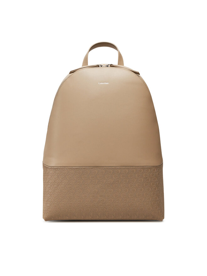 Calvin Klein Batoh Calvin Klein Ck Mixmedia Backpack_Mono K60K613184 Béžová