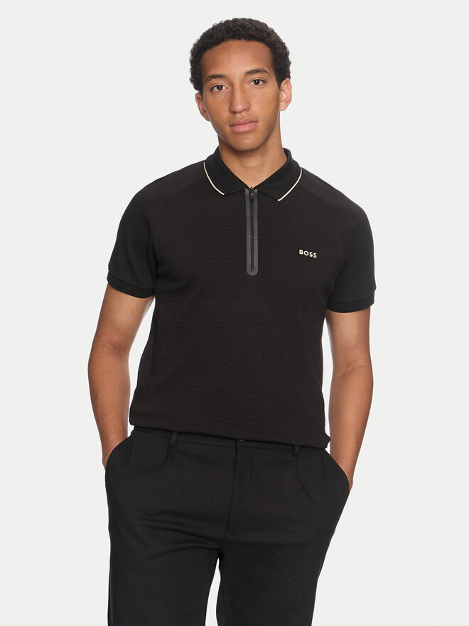 BOSS Boss Поло Philix 50519760 Чорний Regular Fit