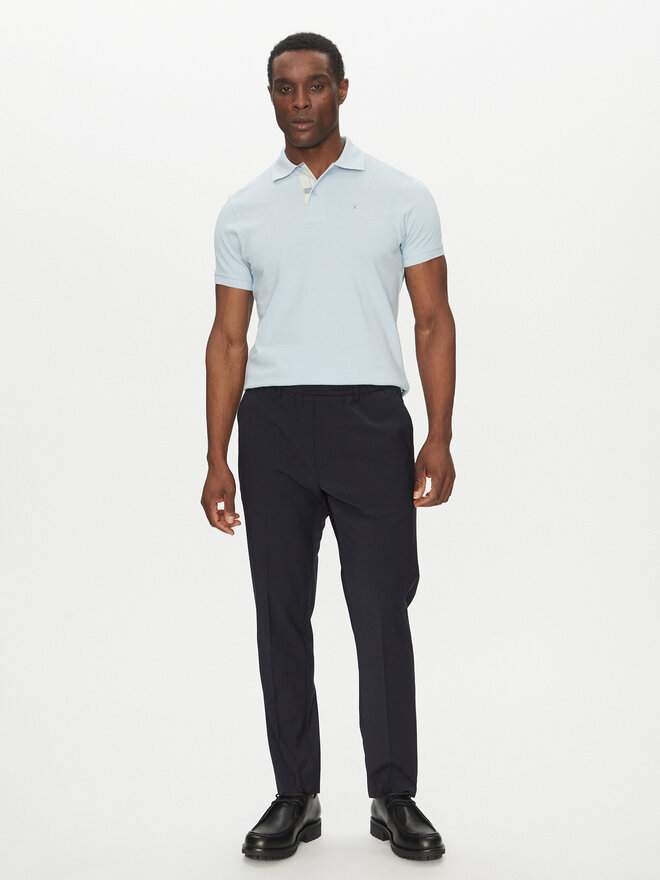 Barbour Barbour Polo Tartan MML0012BU44 Celeste Regular Fit