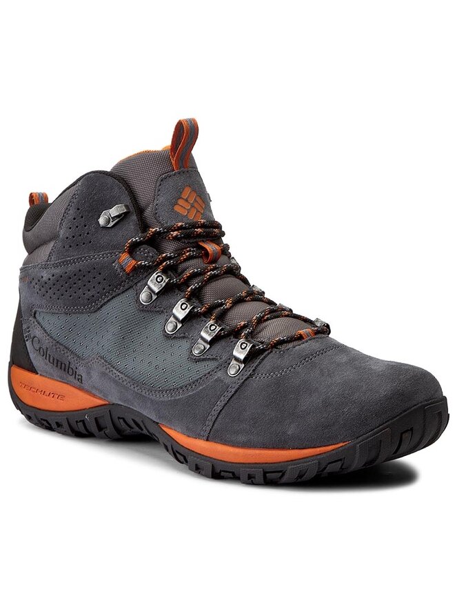 Botas de trekking Columbia Peakfreak Venture Mid Suede WP BM2815 Gris zapatos.es