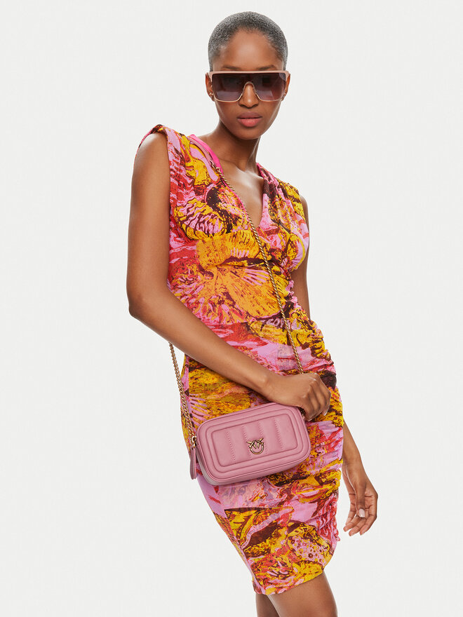 PINKO Kabelka Pinko Camera Case PE 24 PLTT 102810 A1F1 Růžová