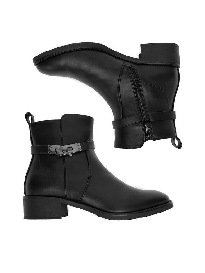 DeeZee Botine DeeZee HX23002-11 Negru