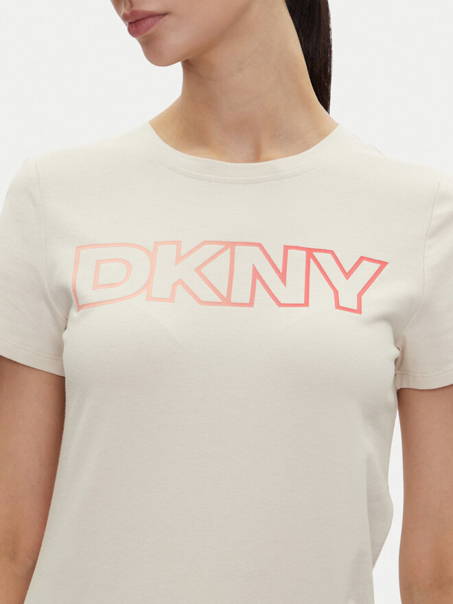 DKNY Sport DKNY Sport Camiseta DP5T1193 Beis Regular Fit