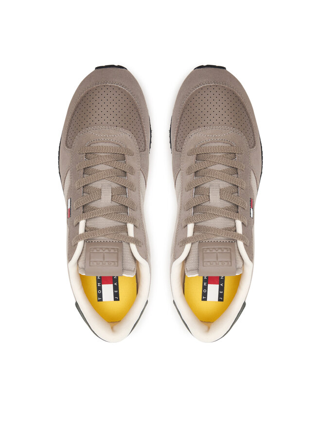 Tommy Jeans Sneakers Tommy Jeans Tj Runner Flag Mix EM0EM01774 Beige