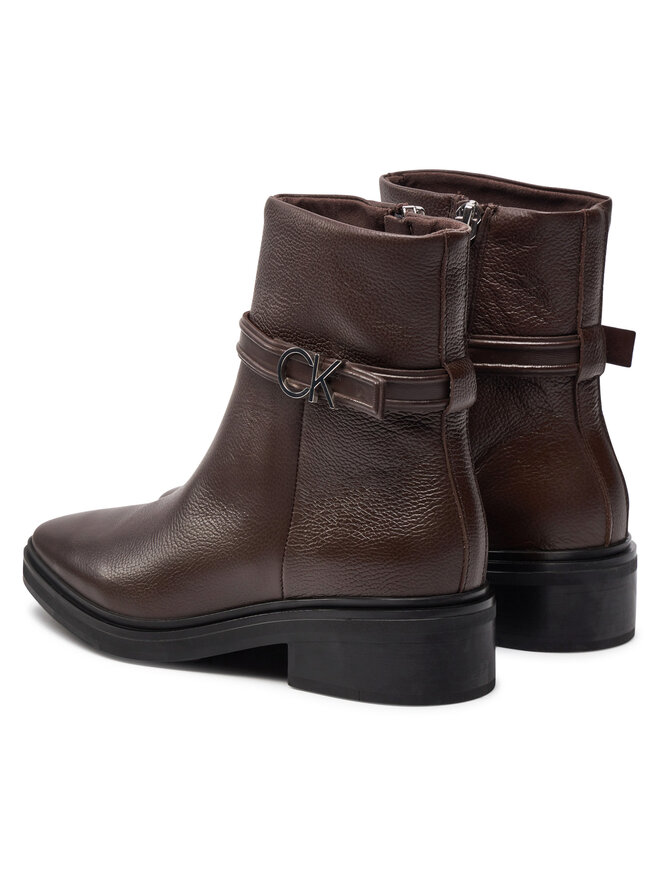 Calvin Klein Μποτάκια Calvin Klein HW0HW02183 Καφέ
