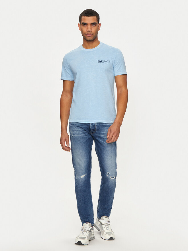 United Colors Of Benetton United Colors Of Benetton Camiseta 3F98U1092 Azul Regular Fit
