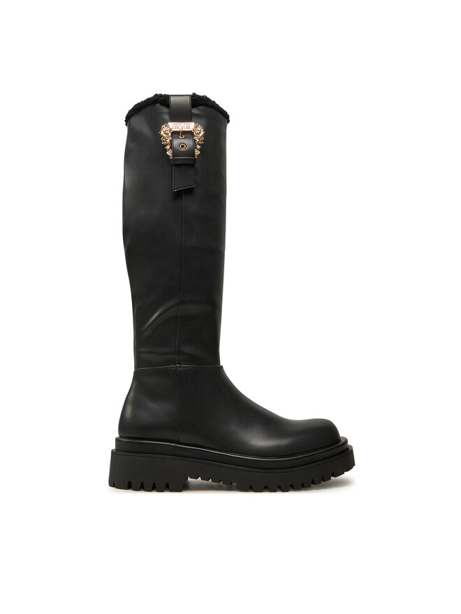 Versace Jeans Couture Μπότες Versace Jeans Couture Drew 77VA3S65 Μαύρο