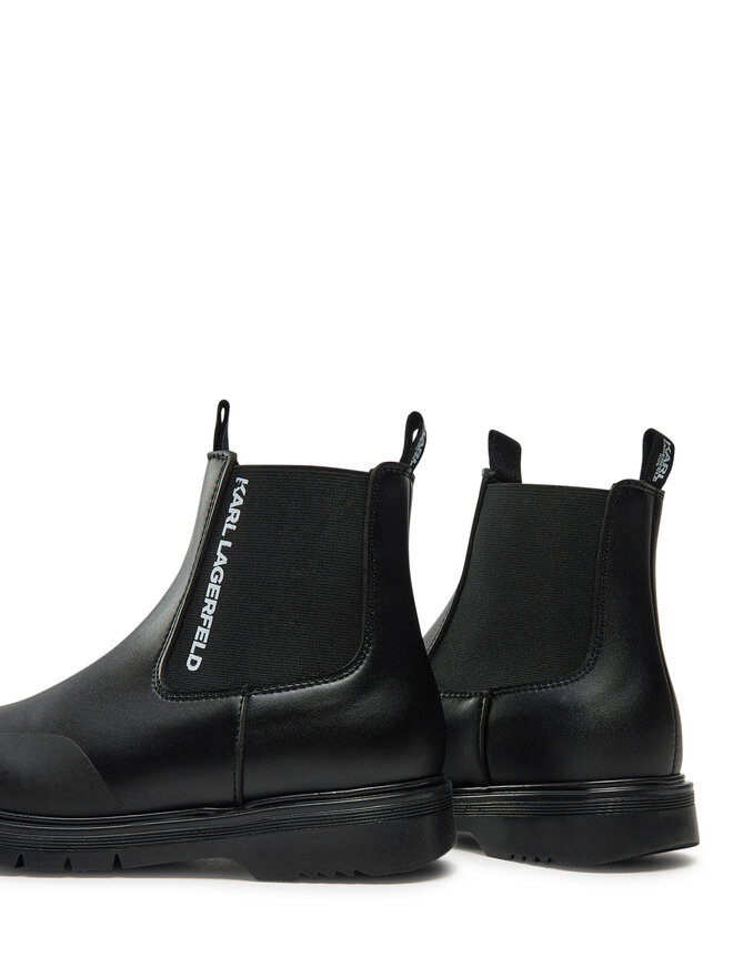 Karl Lagerfeld Kids Боти тип челси Karl Lagerfeld Kids Z30365 M Черен