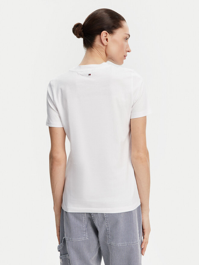 Tommy Hilfiger Tommy Hilfiger Футболка WW0WW45522 Білий Regular Fit