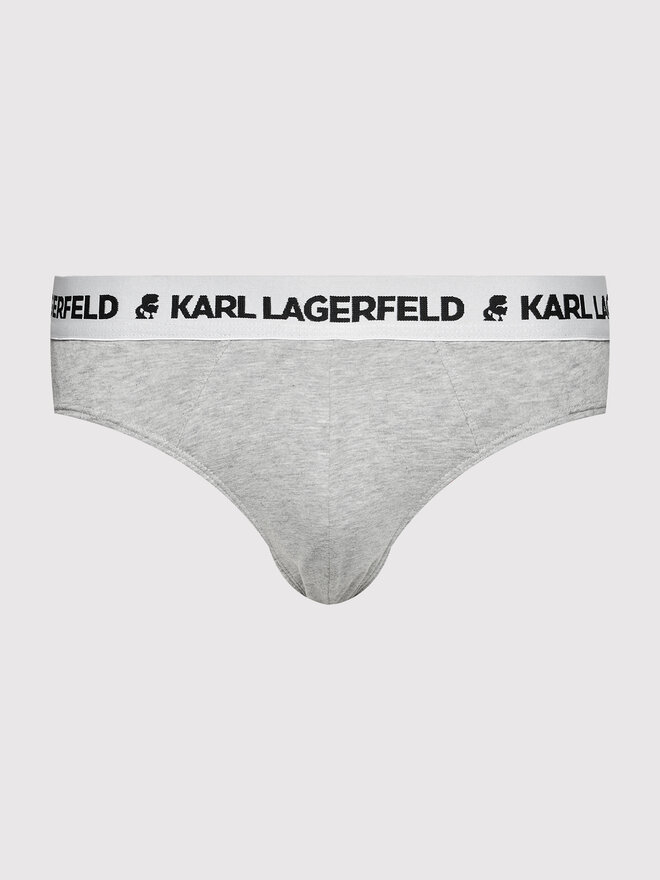 KARL LAGERFELD KARL LAGERFELD Σετ σλιπ 3 τμχ. Logo 211M2103 Έγχρωμο