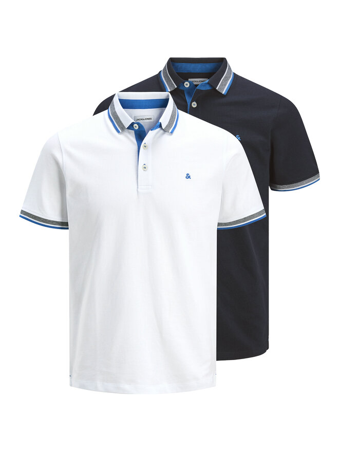 Jack&Jones Jack&Jones 2er-Set Poloshirts Paulos 12191216 Bunt Slim Fit