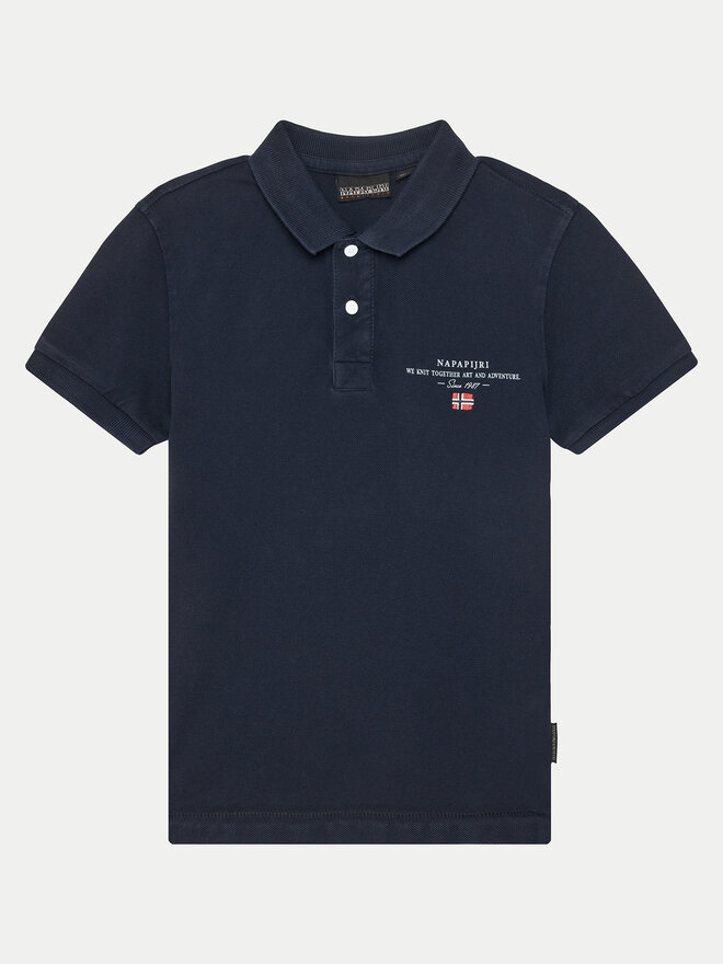 Napapijri Napapijri Поло Elbas 5 NP0A4G4N1761 S Cиній Regular Fit