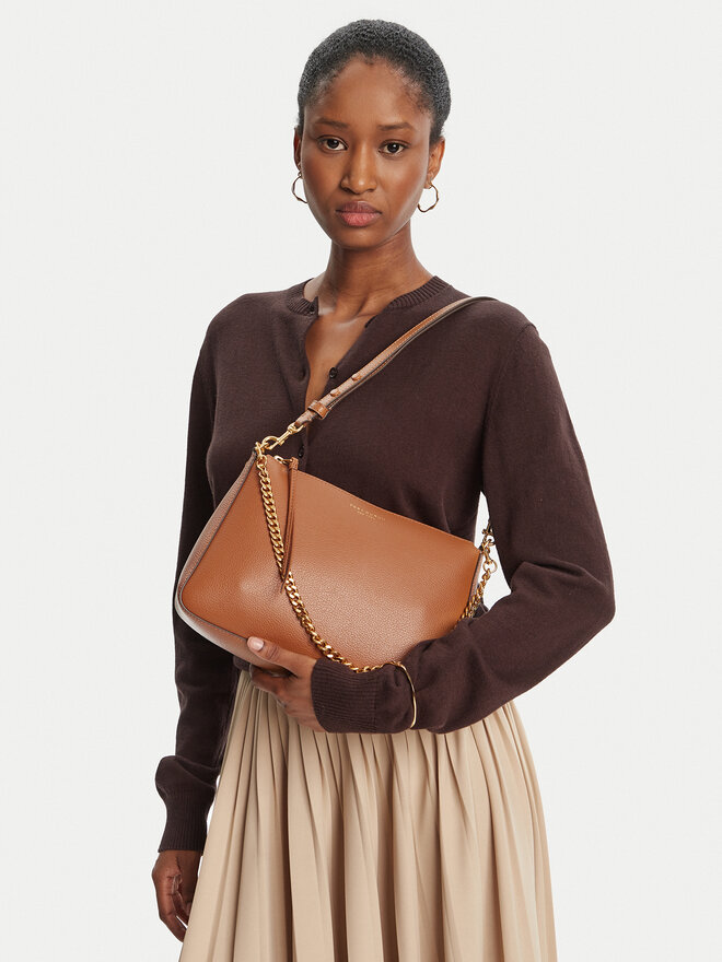 Tory Burch Ročna torba Tory Burch Perry 175544 Rjava
