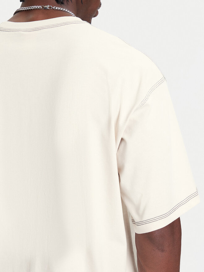 adidas adidas Marškinėliai Trefoil Essentials JW0970 Écru Regular Fit