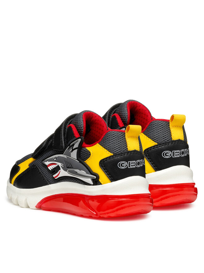 Geox Sneakersy Geox J Ciberdron J55LBB 014BU C0070 S Sivá