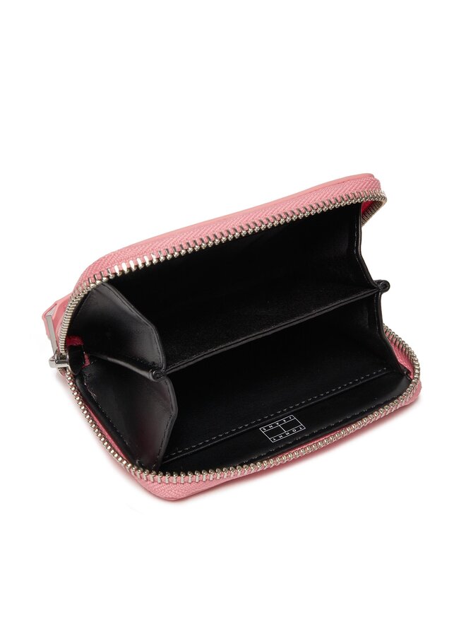 Tommy Jeans Pequeña cartera de mujer Tommy Jeans Tjw Ess Must Small Za Patent AW0AW15935 Rosa