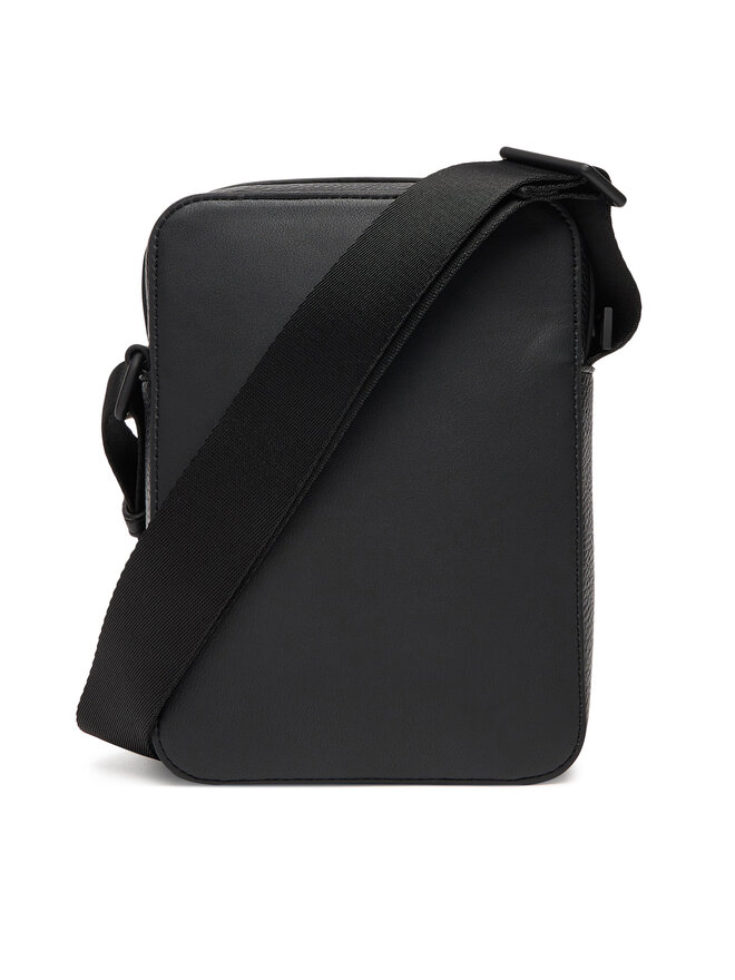 Tommy Hilfiger Torbica za okrog pasu Tommy Hilfiger Th Monogram Mini Reporter AM0AM13836 Črna