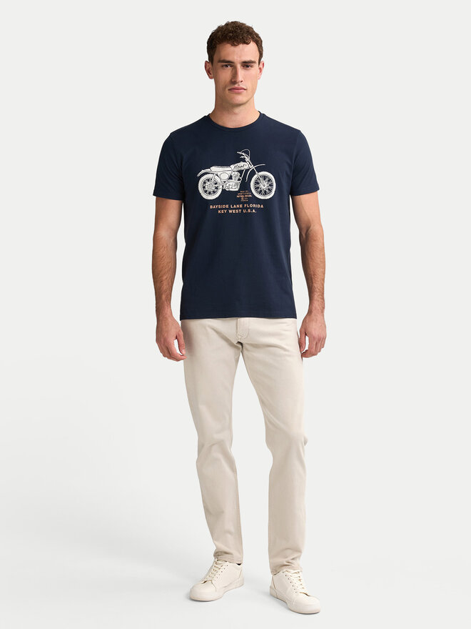 Petrol Industries Petrol Industries Camiseta M-1050-TSR707 Azul marino Regular Fit