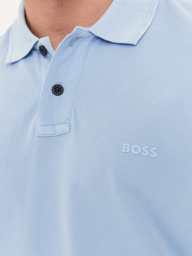 BOSS Boss Поло Prime 50507813 Голубий Regular Fit
