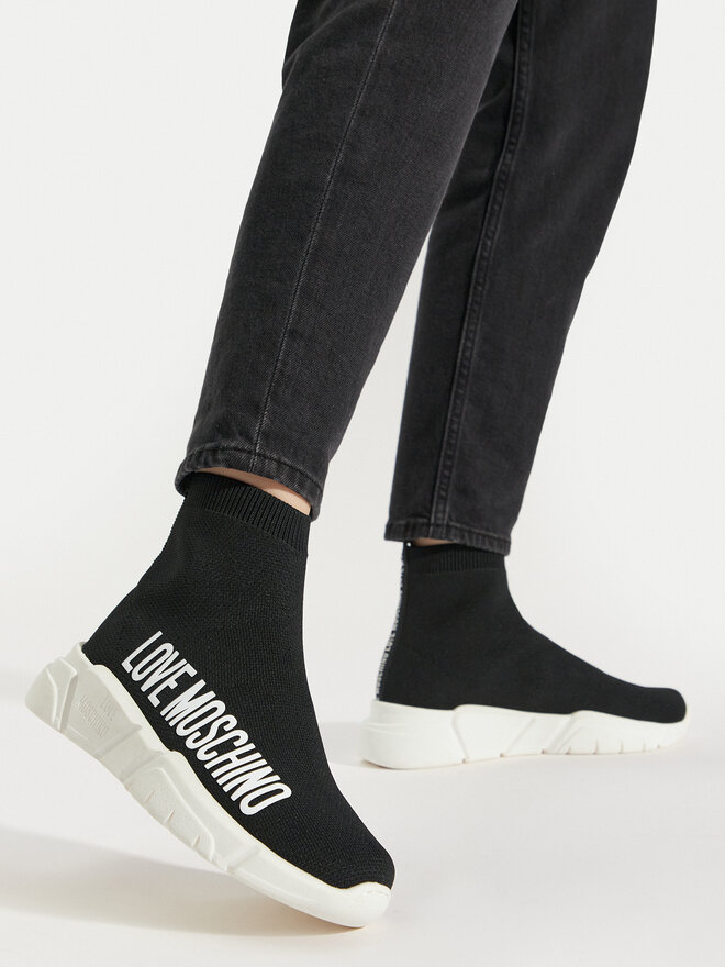 Love moschino scarpe a calzino top