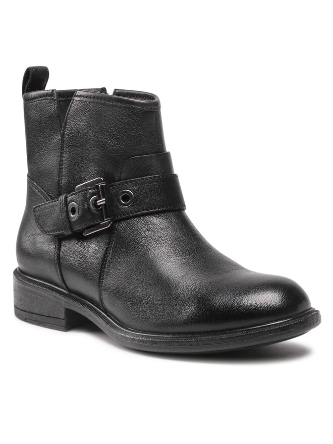 Bottines Geox D Catria E D04LQE 000TC C9999 Noir chaussures