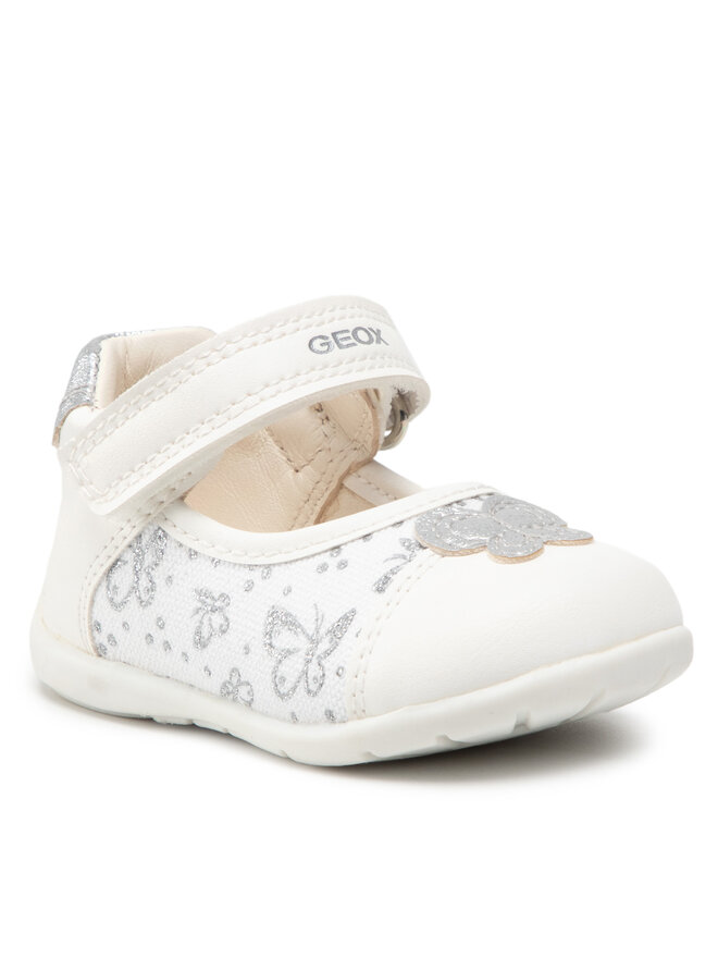 Geox Pantofi Geox B Elthan G. B B251QB 0AW54 C0007 Alb