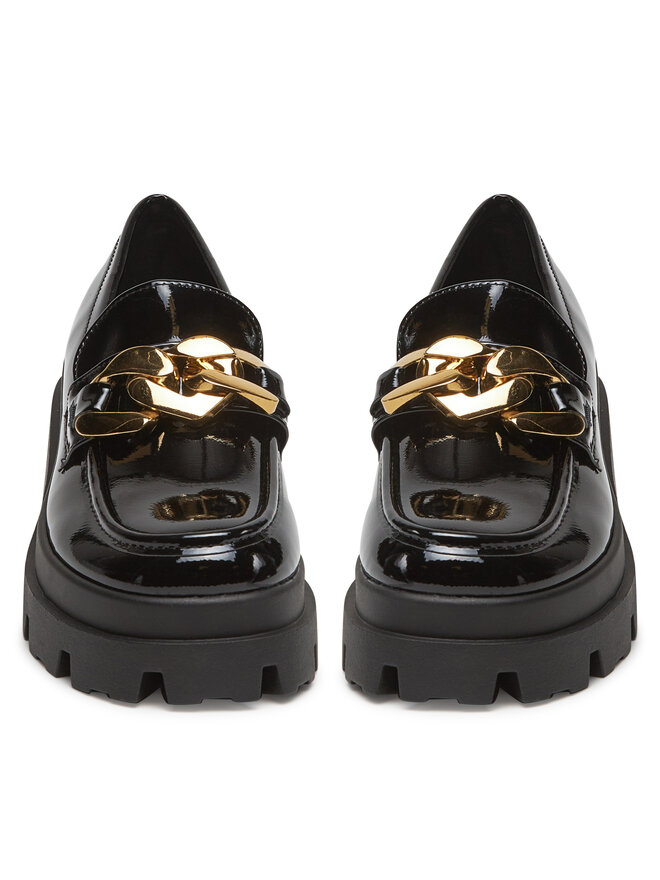 DeeZee Loafersy DeeZee 8-409-1 Czarny