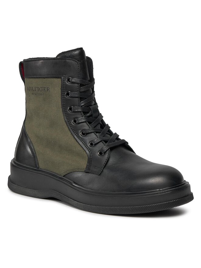 Tommy Hilfiger Ghete Tommy Hilfiger Th Everyday Core Mix FM0FM04908 Negru