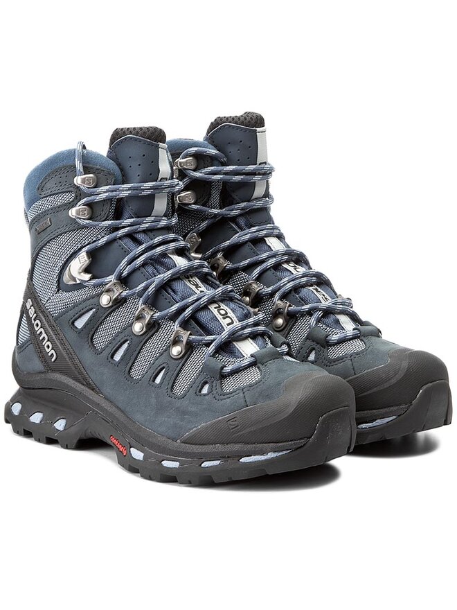 Chaussures de trekking Salomon Quest 4D 2 GTX GORE TEX 378391 Bleu marine chaussures