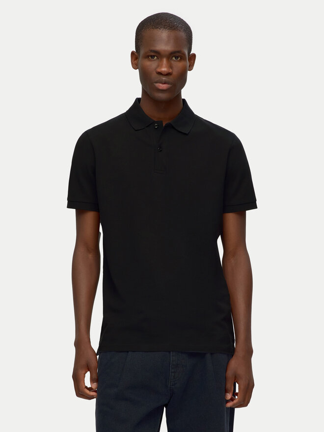 Selected Homme Selected Homme Poloshirt 16095851 Schwarz Slim Fit