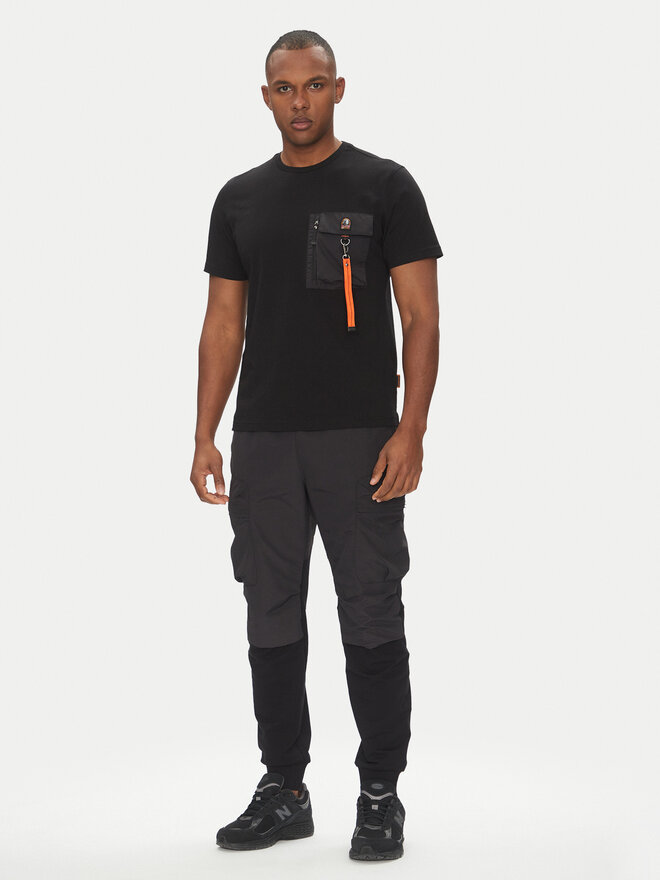 Parajumpers Parajumpers T-Shirt Mojave 25SMPMTSRE07 Μαύρο Regular Fit