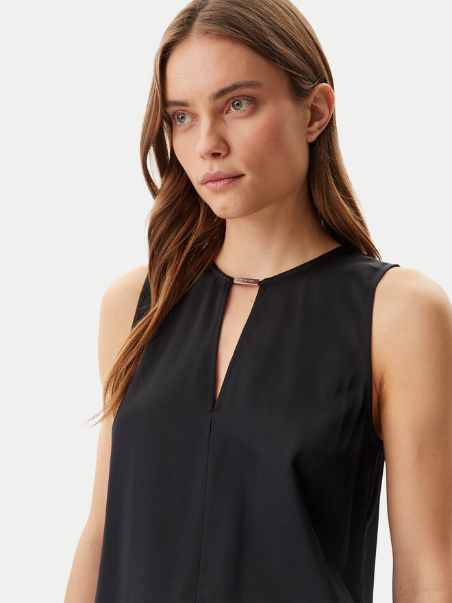 Calvin Klein Calvin Klein Топ K20K208190 Чорний Regular Fit