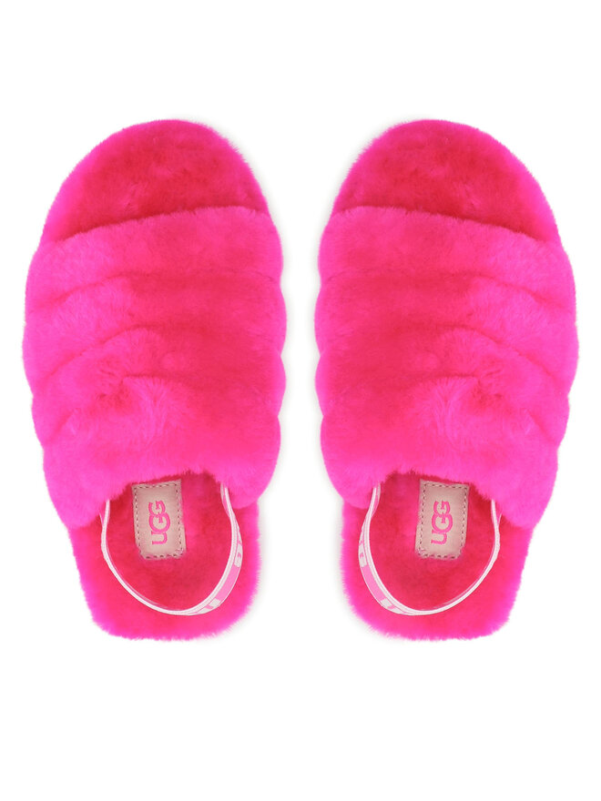 Pantofole Ugg K Fluff Yeah Slide 1098494K Rosa escarpe
