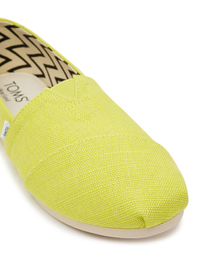 Toms Īsi apavi Toms Alpargata Classic 10021937 Zaļš