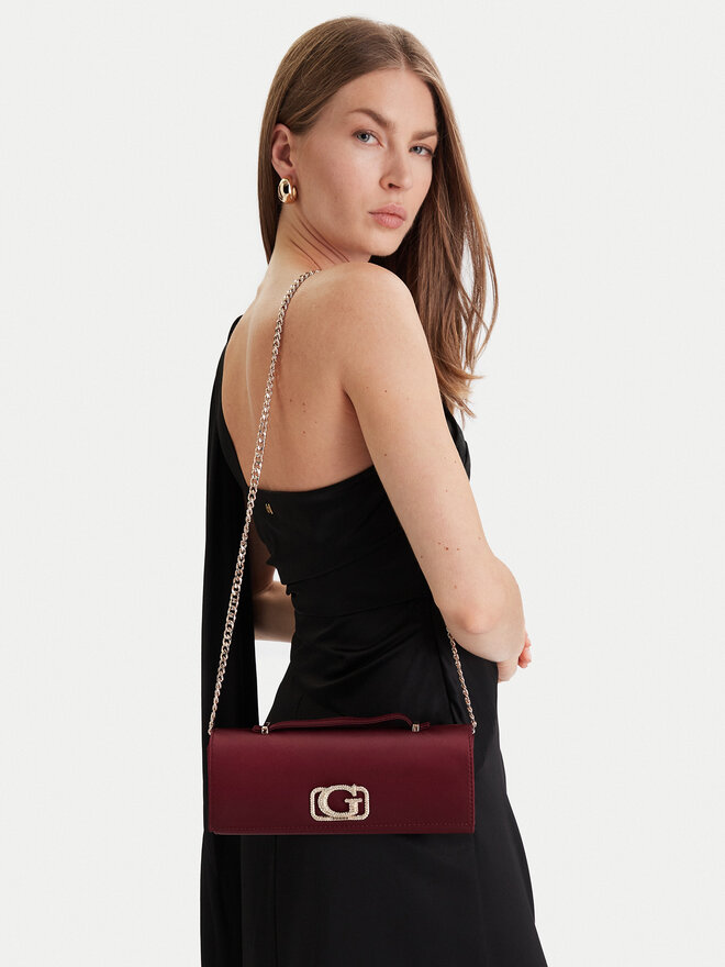 Guess Сумка Guess Zalina Mini HWSE93 50720 Бордовий