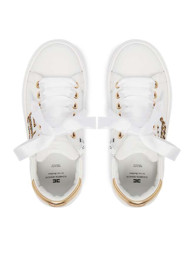 Elisabetta Franchi Снікерcи Elisabetta Franchi F4A9-E0504-0092 S Білий