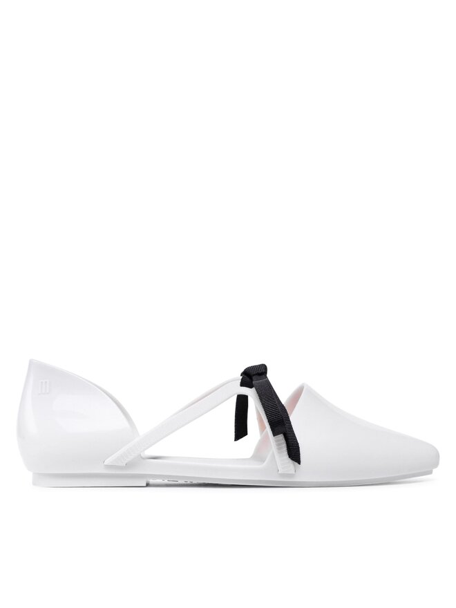 Melissa Ballerine Melissa Pointy Stripe Jason 33435 Bianco