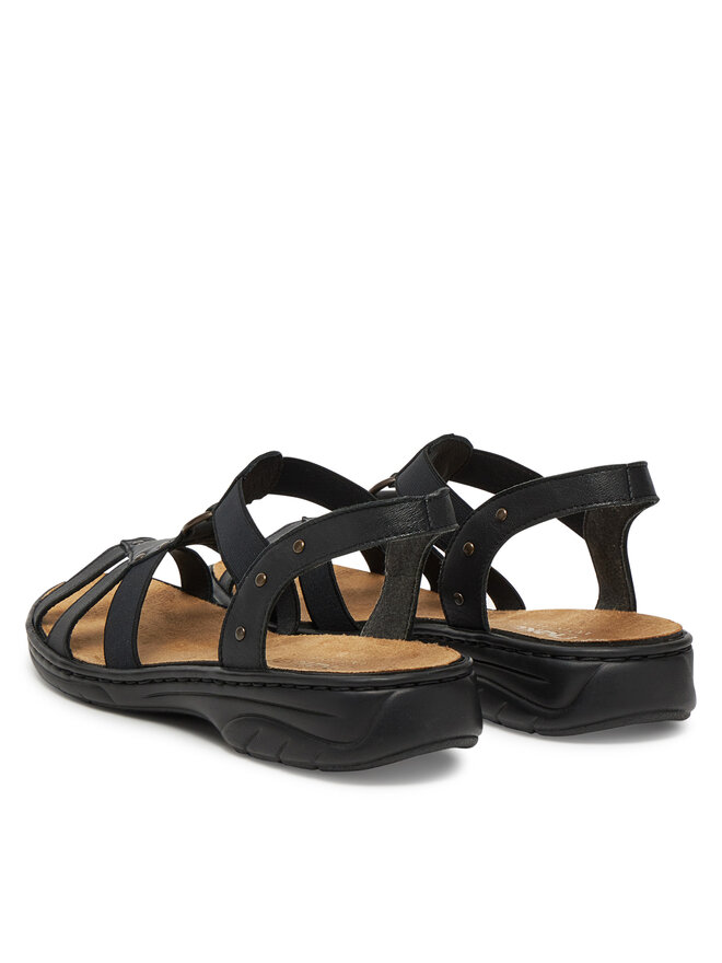 Rieker Sandales Rieker 64574-00 Melns
