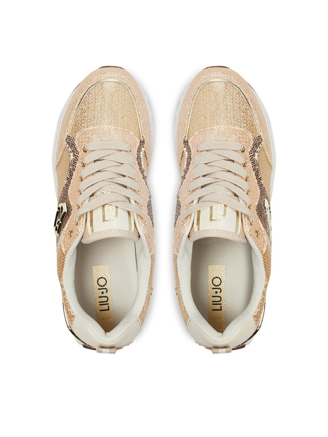 Liu Jo Sneakersy Liu Jo Maxi Wonder 73 BF4007 PX520 Zlatá