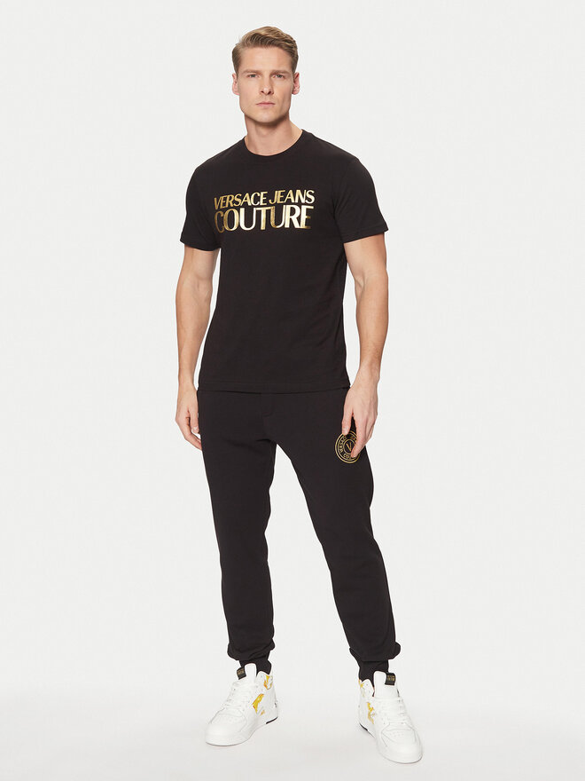 Versace Jeans Couture Versace Jeans Couture T-Shirt 78GAHT05 Schwarz Regular Fit