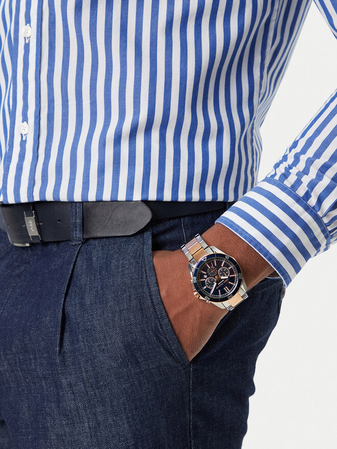 Armani Exchange Pulkstenis Armani Exchange SPENCER AX1965 Sudraba