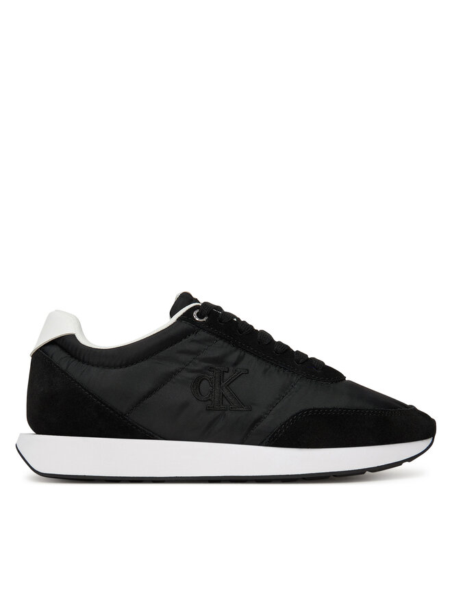 Calvin Klein Αθλητικά Calvin Klein Retro Runner Lace Up Nylon Mg YW0YW01990 Μαύρο