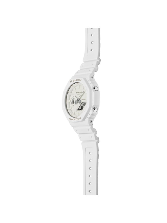 G-Shock Zegarek G-Shock GA-2100-7A7ER Biały
