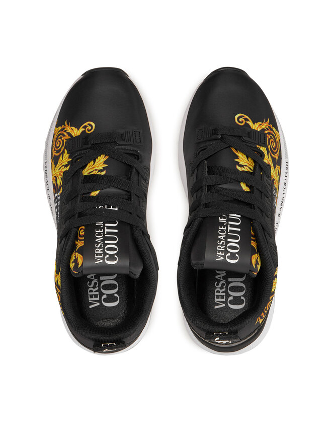 Versace Jeans Couture Sneakersy Versace Jeans Couture 76VA3SAA Czarny